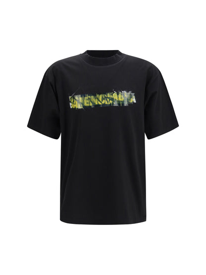 T-Shirt Messy Spray Black