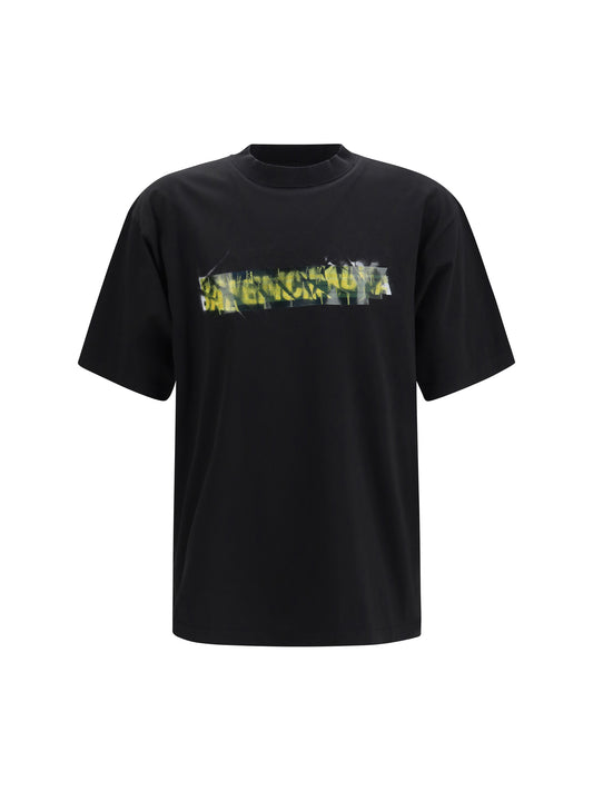 T-Shirt Messy Spray Black