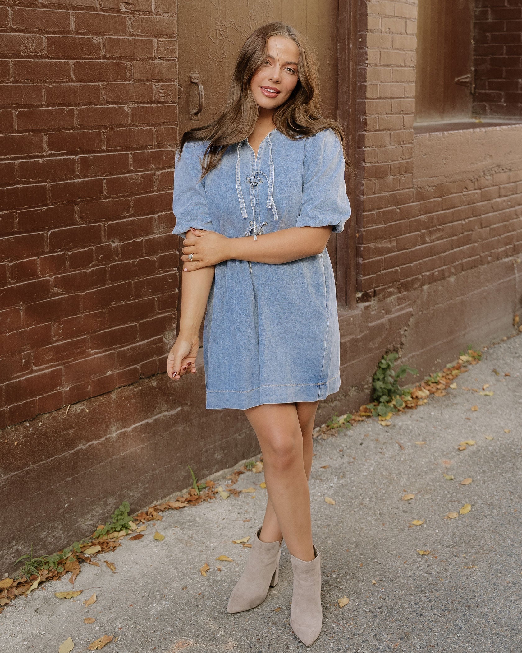 Fallon Denim Dress – Zulily