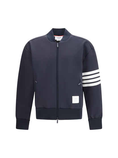 Zipped Bomber Jacket Navy