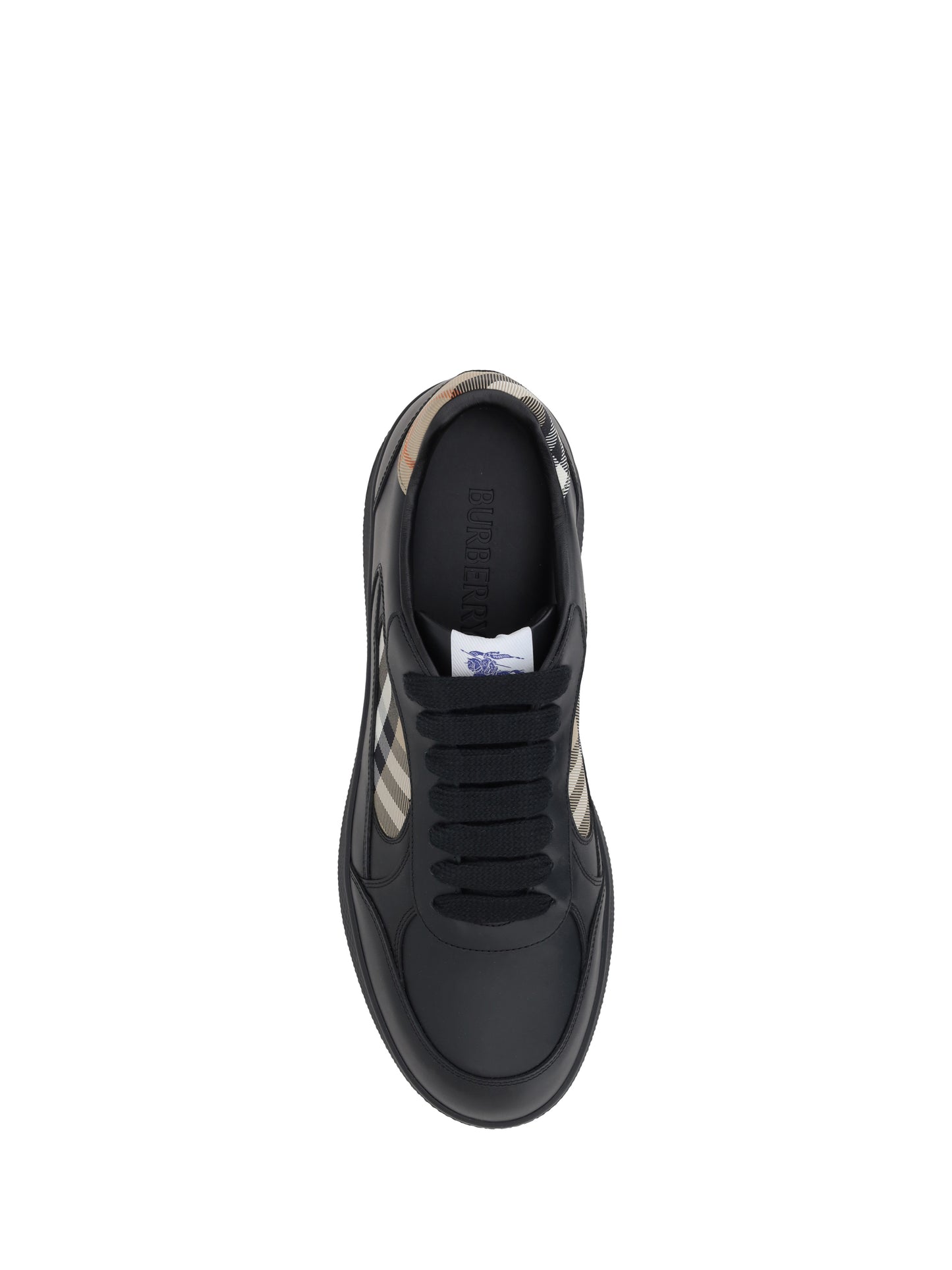 Leather Sneakers Black/Sand
