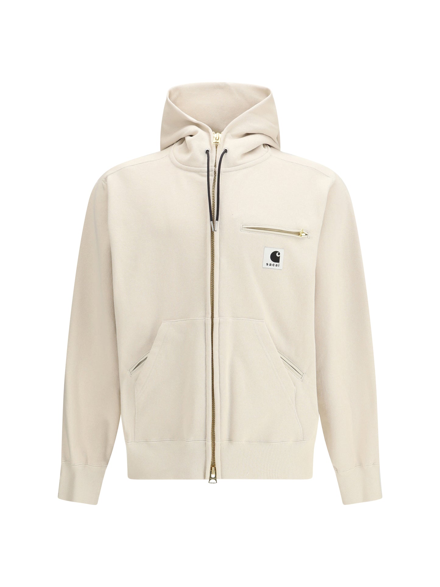 Cotton Jersey Hoodie Ivory