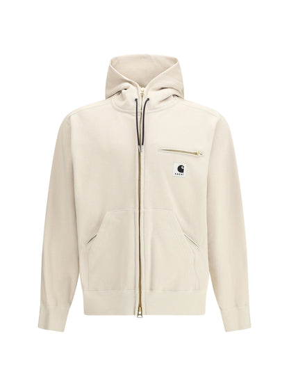 Cotton Jersey Hoodie Ivory