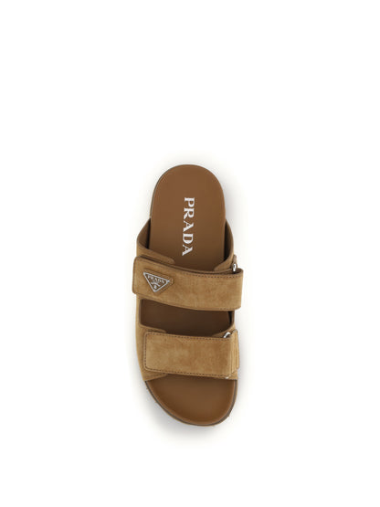 Sandals Suede Cinnamon