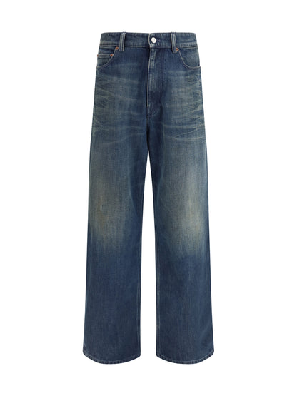 Five-Pocket Pants Dark Blue
