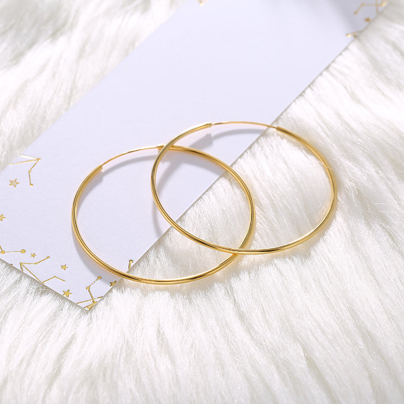 Mint & Lily Endless Hoop Earrings