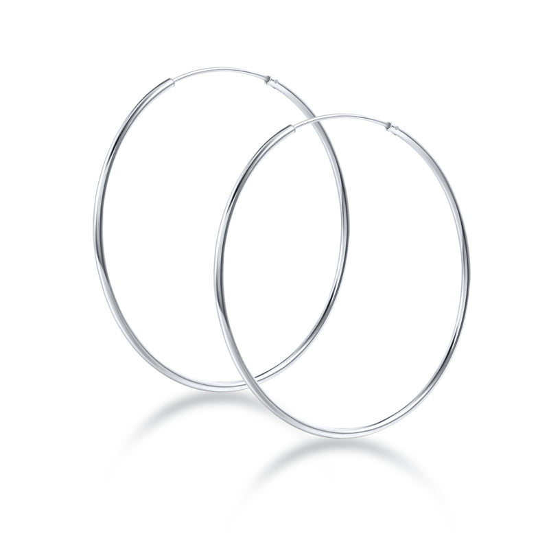 Mint & Lily Endless Hoop Earrings