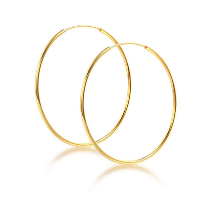 Mint & Lily Endless Hoop Earrings