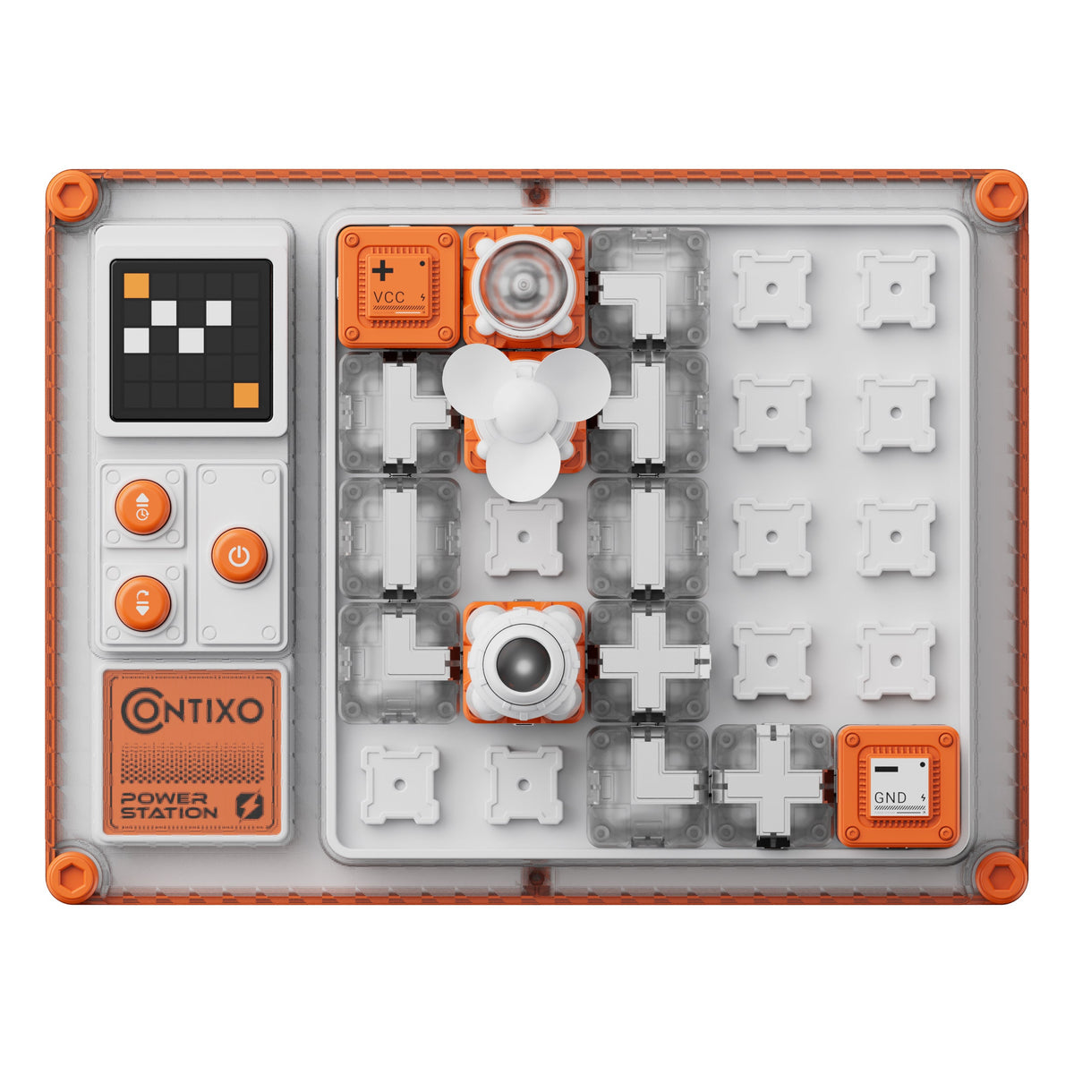 Contixo CB1 Kids Circuit Building Kit - 500+ STEM Experiments, Snap-Together Electronics Discovery Set for Creative Engineering Play