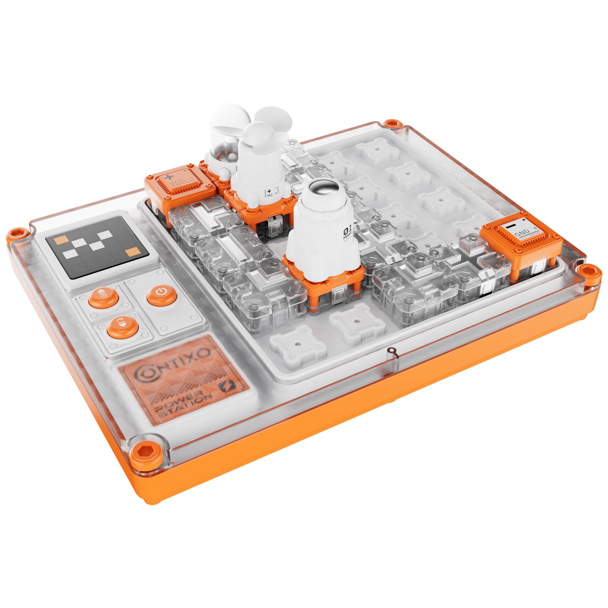 Contixo CB1 Kids Circuit Building Kit - 500+ STEM Experiments, Snap-Together Electronics Discovery Set for Creative Engineering Play