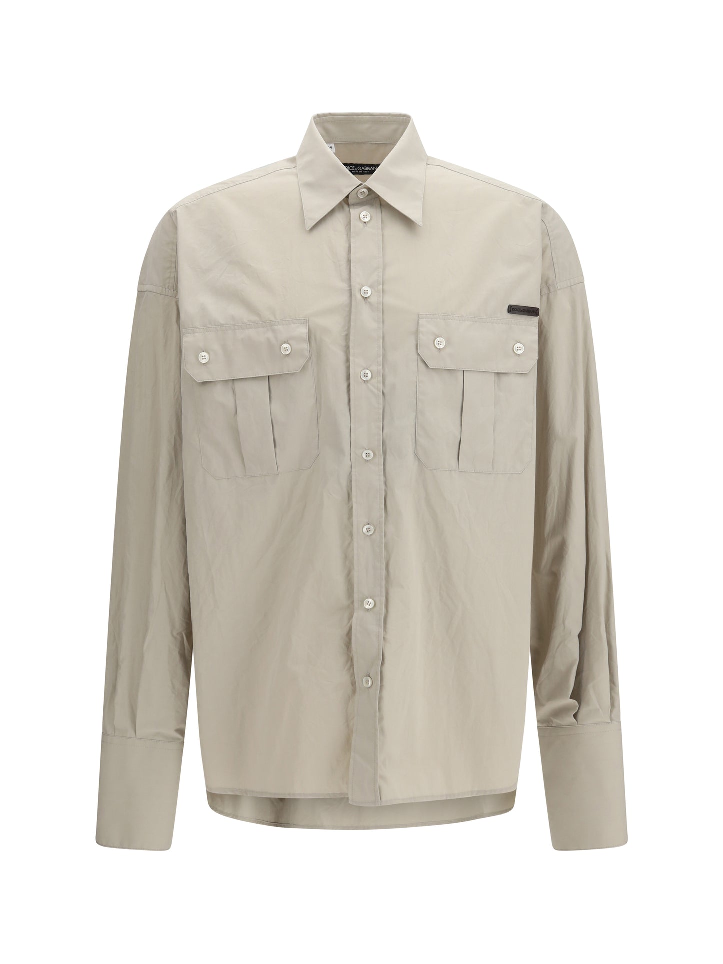 Shirt Poplin Beige