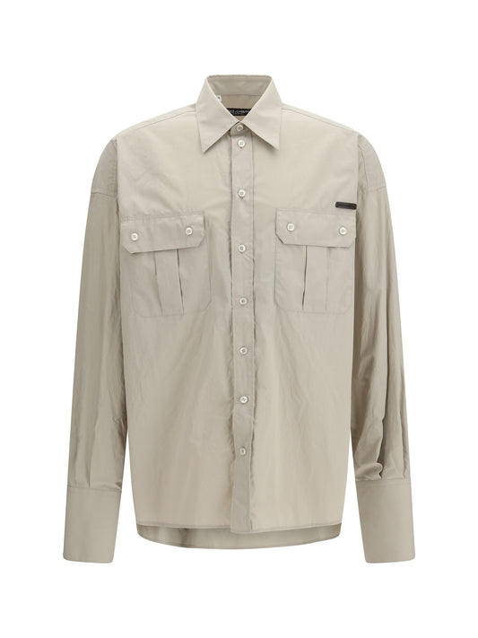 Shirt Poplin Beige