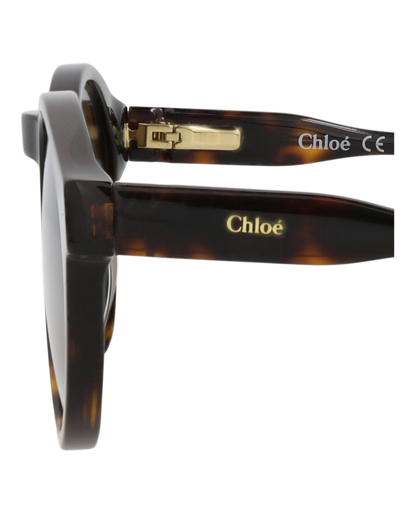 Chloé Round-Frame Recycled Acetate Sunglasses