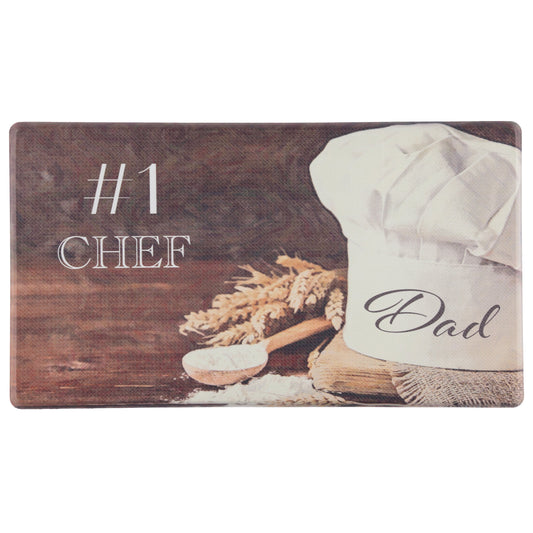 Anti-fatigue Kitchen Mat ''#1 Chef'' - 2 Sizes!