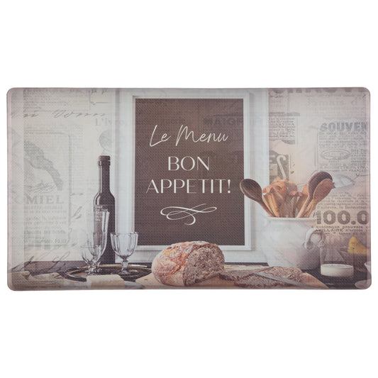 Anti-fatigue Kitchen Mat ''Bon apetit'' - 2 Sizes!