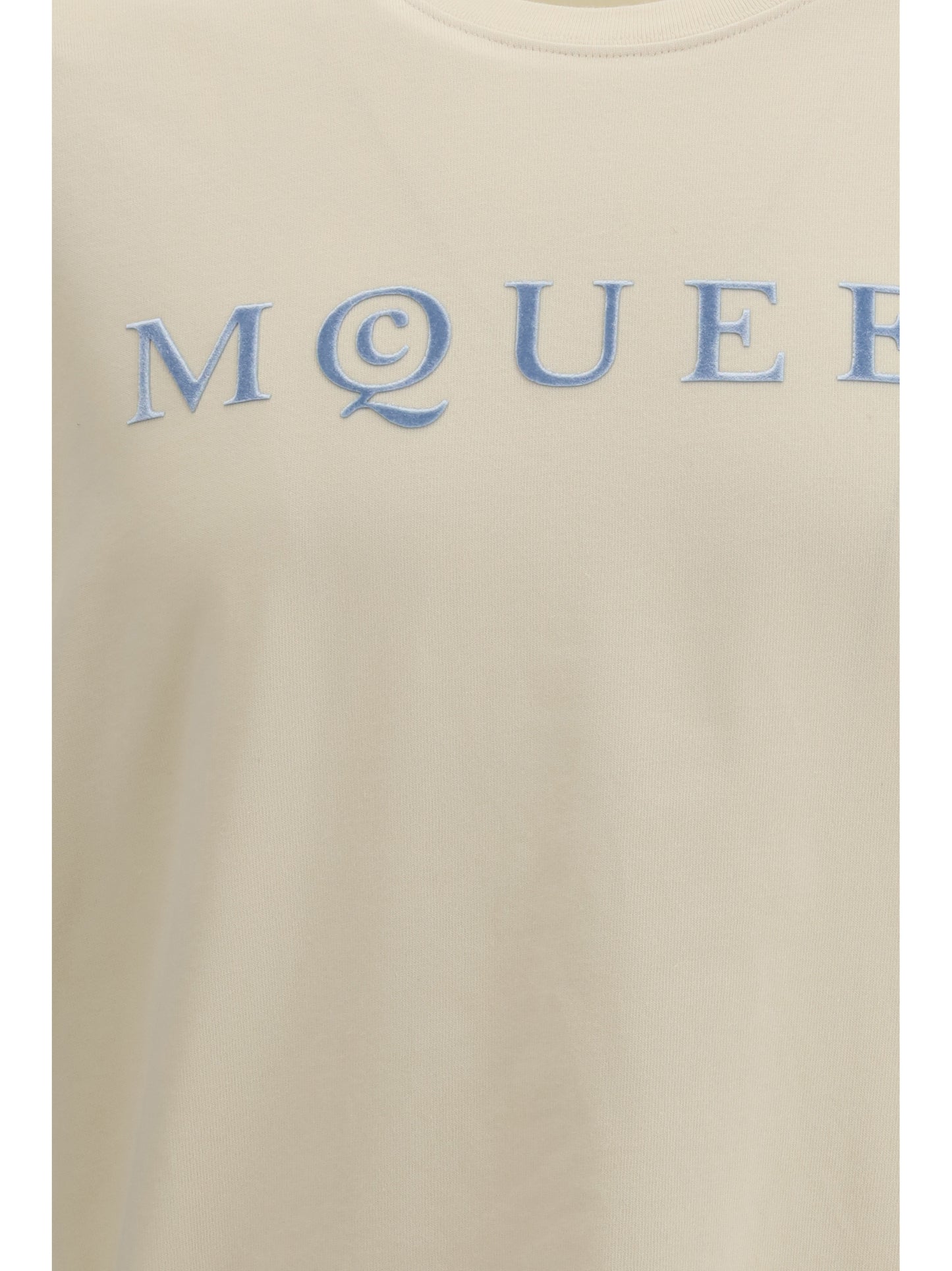 Cotton T-Shirt Chalk/Ice Blue