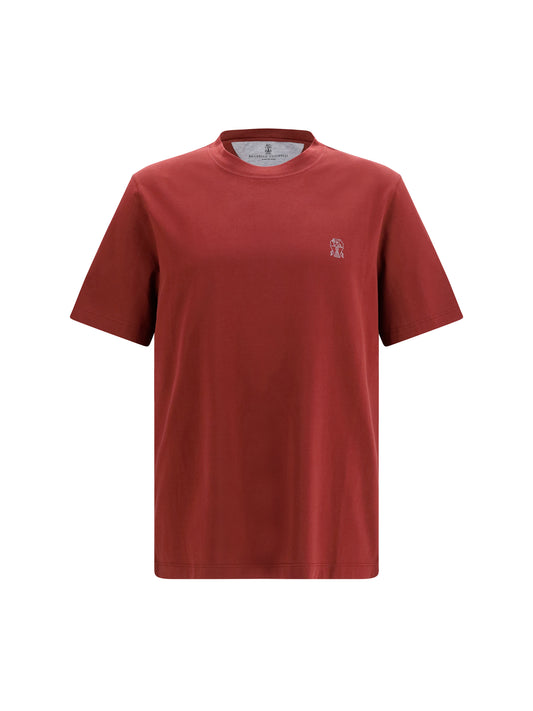 Logo T-Shirt Lava/Grey