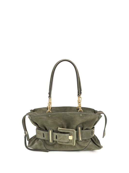 Handbag Anthem Suede Green