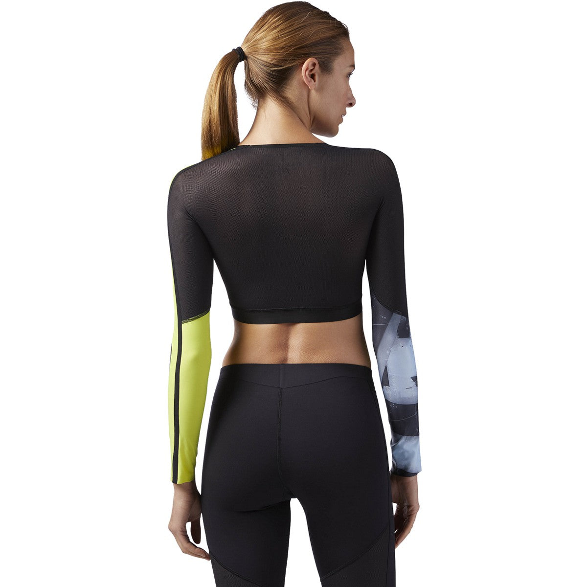 Reebok Women's Rcf Crossfit Cropped Compression Longsleeve