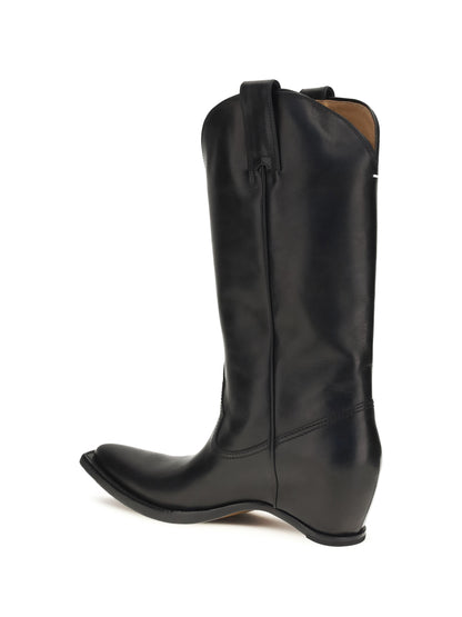 Boots High-Top Texan Black