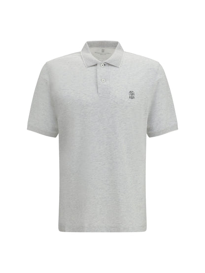 Polo Shirt Pearl/White