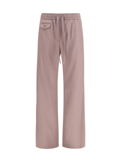 Wool Jogging Pants Brown