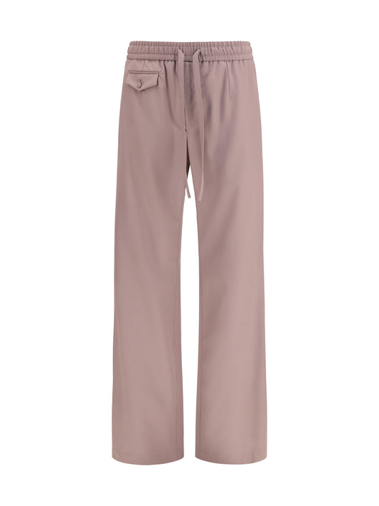Wool Jogging Pants Brown