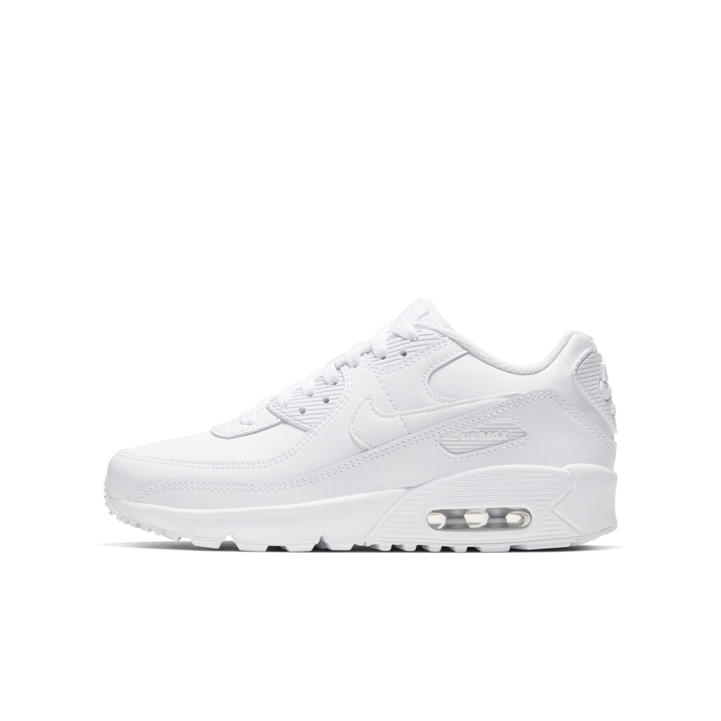 Nike Youth Air Max 90 Leather Gs Sneakers