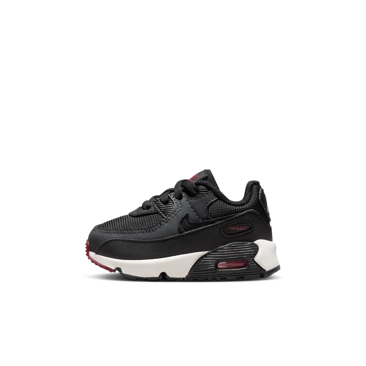 Nike Toddler Air Max 90 Ltr 'Anthracite Team Red Td' Sneakers