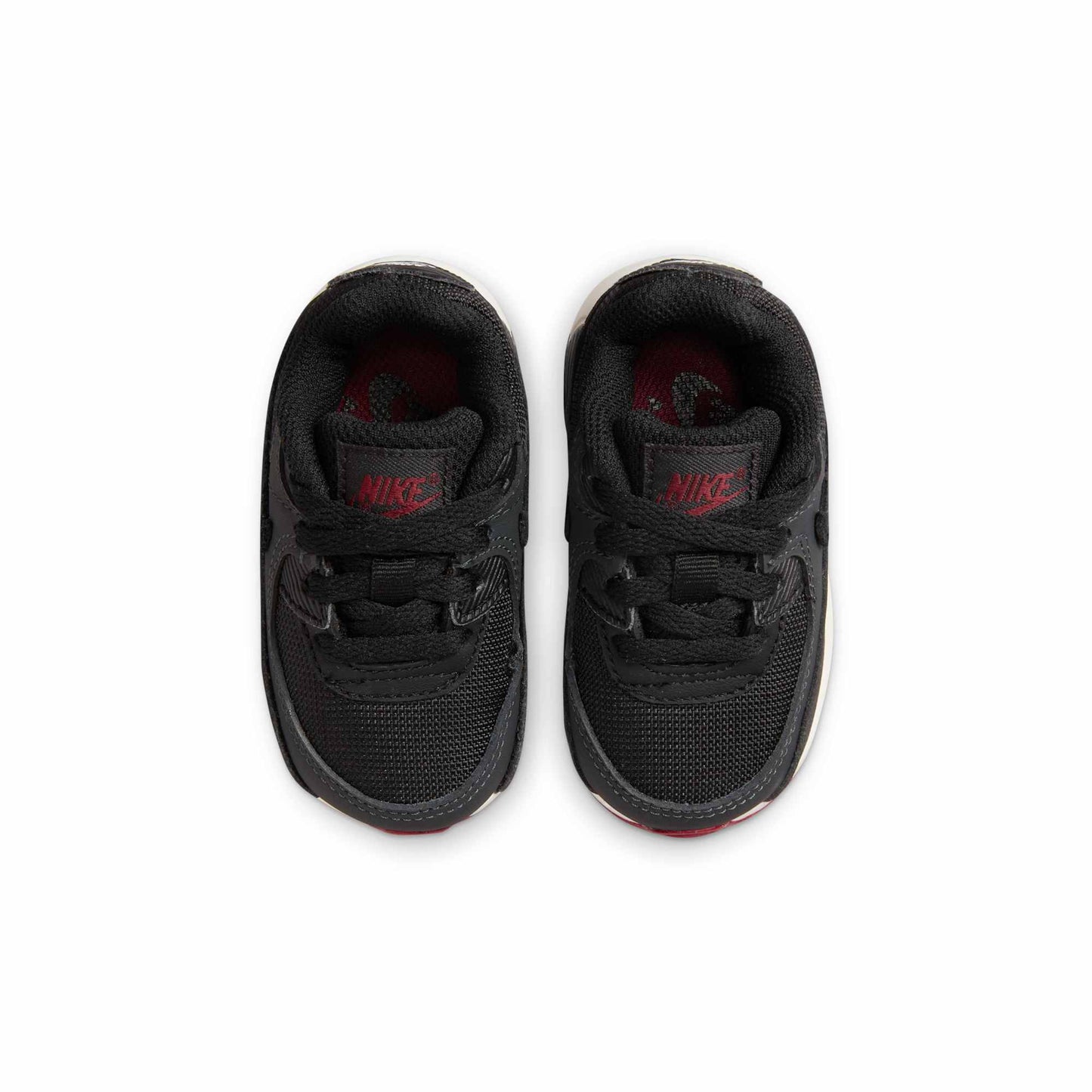 Nike Toddler Air Max 90 Ltr 'Anthracite Team Red Td' Sneakers
