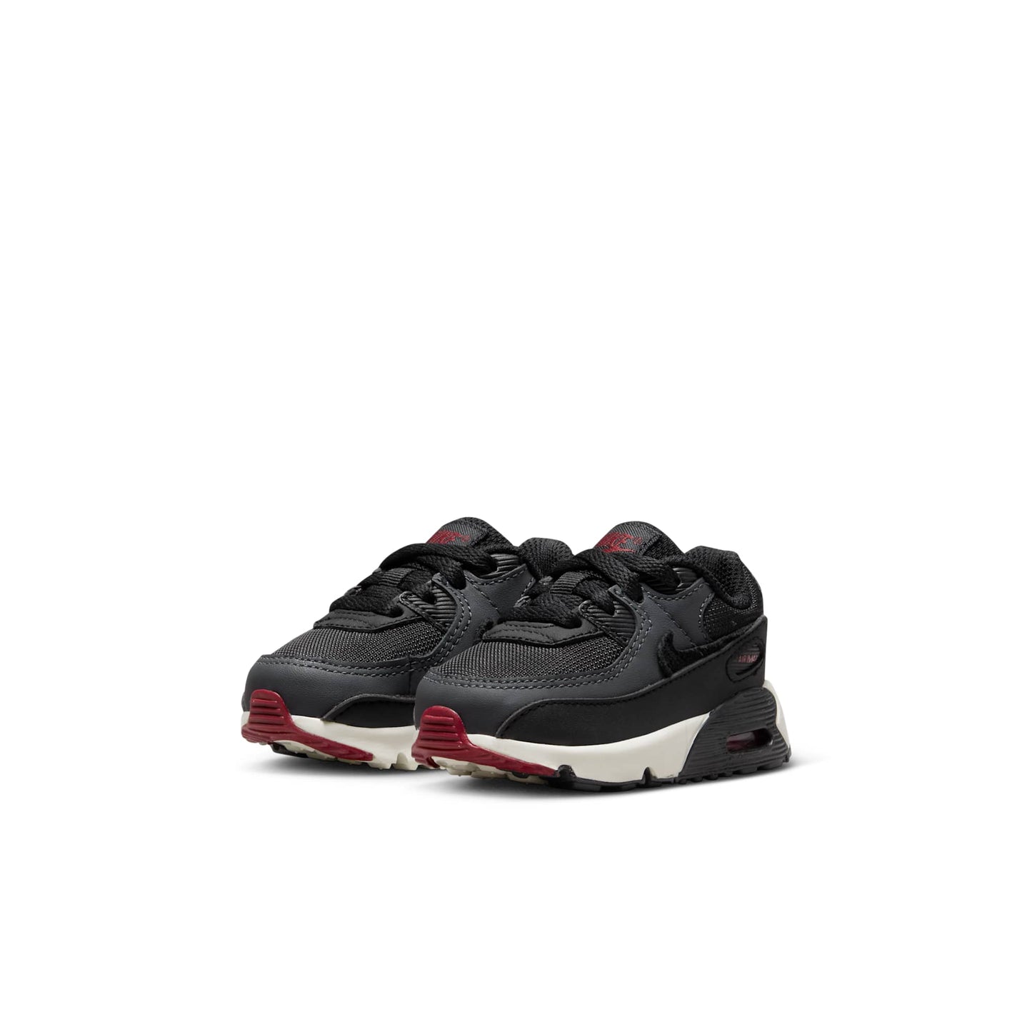 Nike Toddler Air Max 90 Ltr 'Anthracite Team Red Td' Sneakers