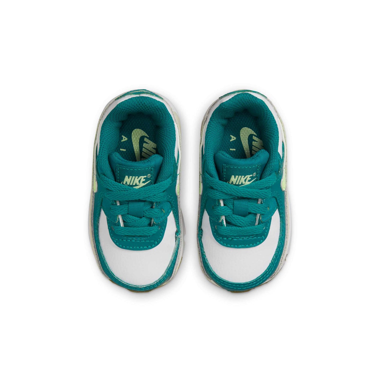 Nike Toddlers Air Max 90 'Bright Spruce Barely Volt' Td Sneakers
