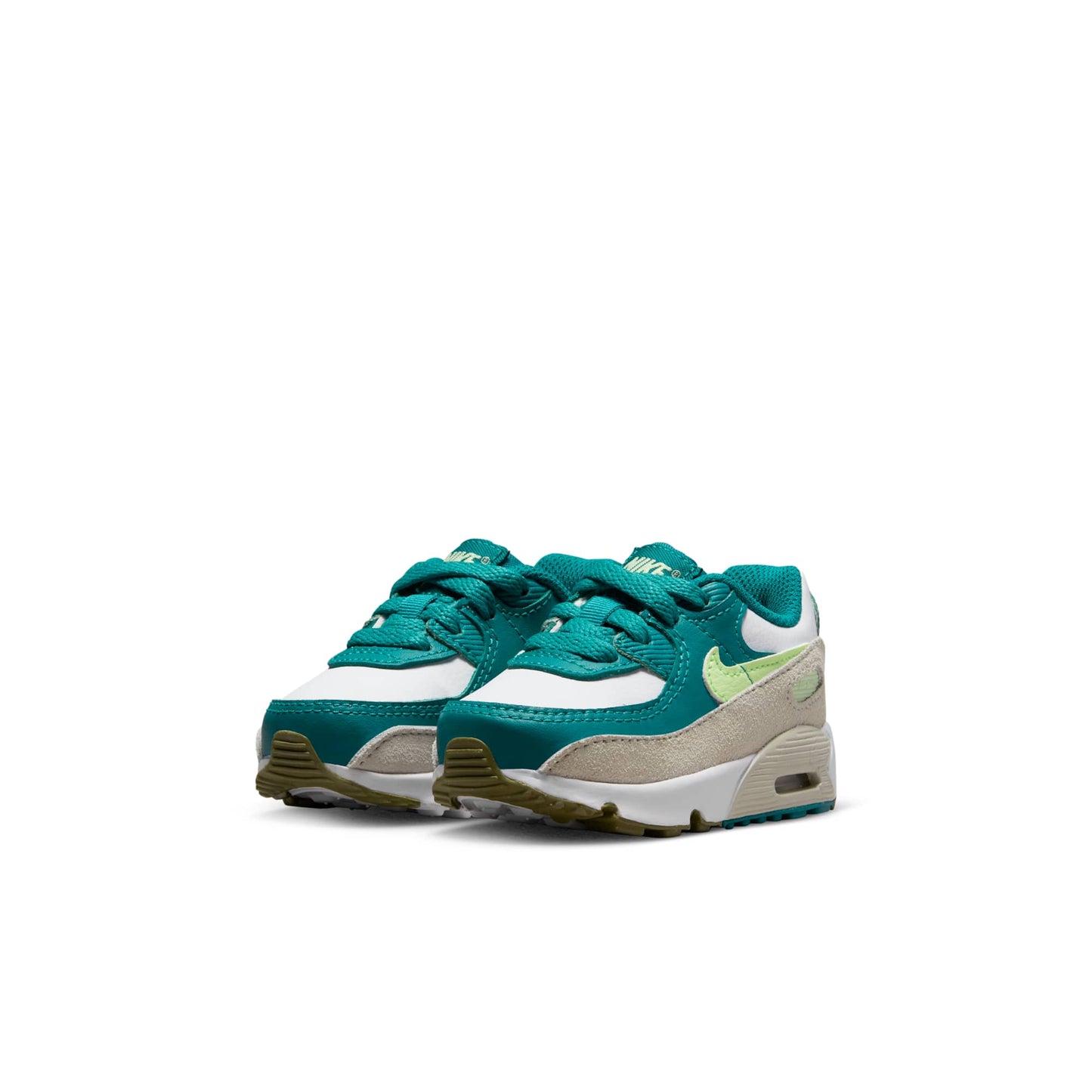 Nike Toddlers Air Max 90 'Bright Spruce Barely Volt' Td Sneakers