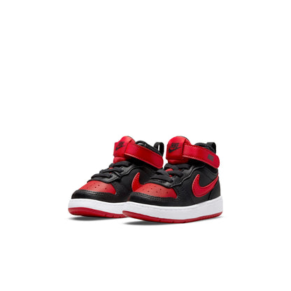 Nike Toddler Court Borough Mid 2 Td 'Bred' Shoes