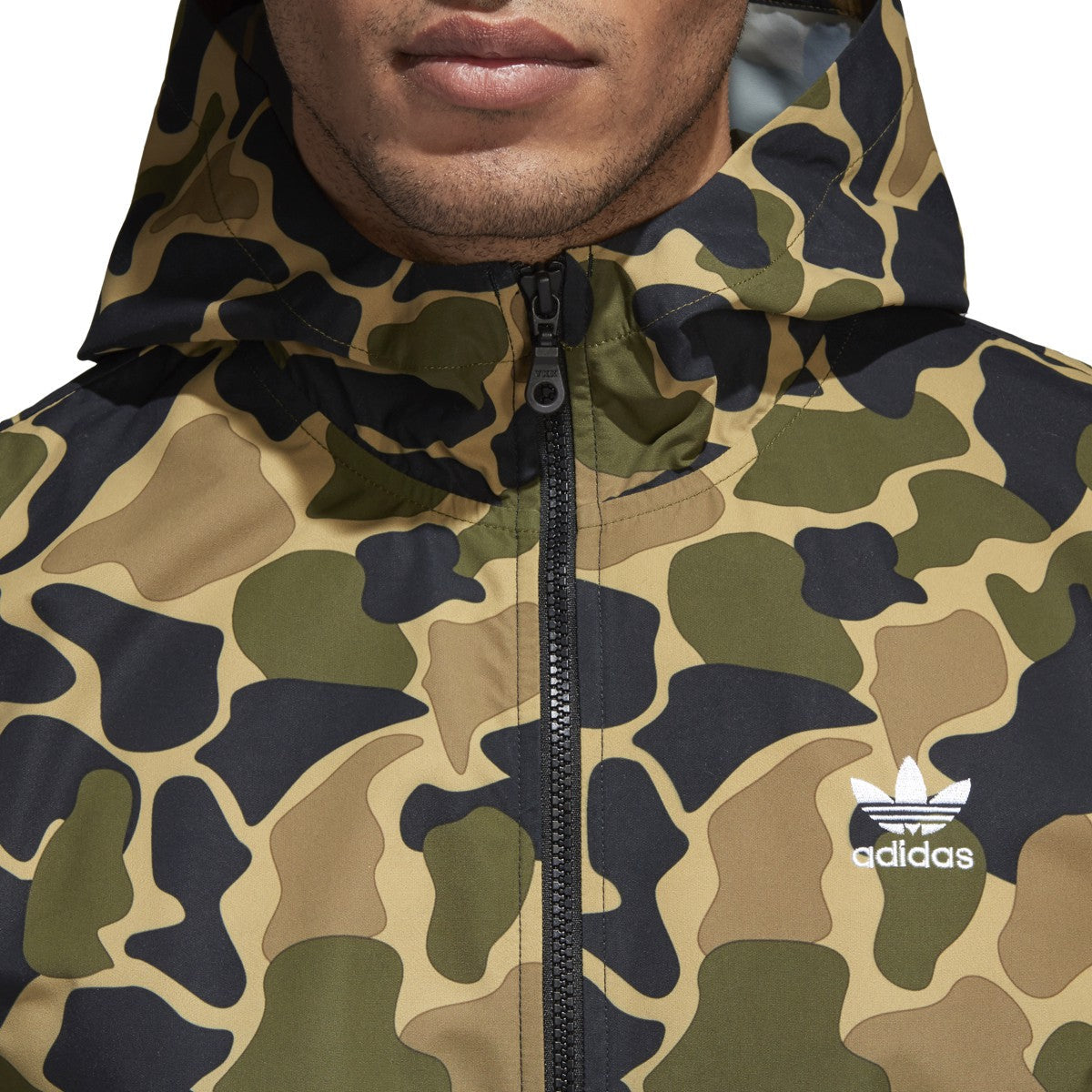 adidas Men's Originals Camo Windbreaker Jacket Windbreakers