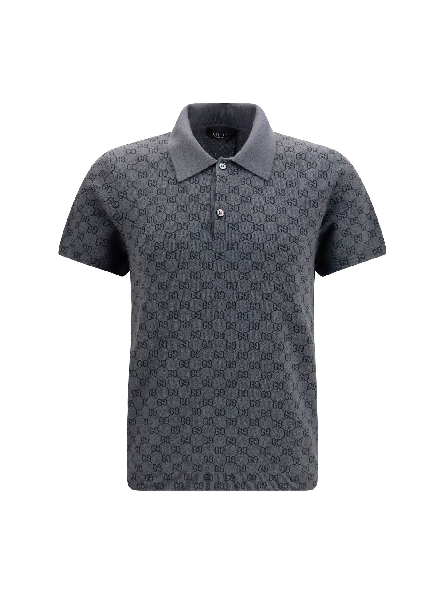 Polo Shirt GG Jacquard New Grey/Rock