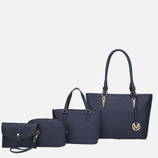 MKF Collection by Mia K. - Edelyn Signature Tote Bag and Set
