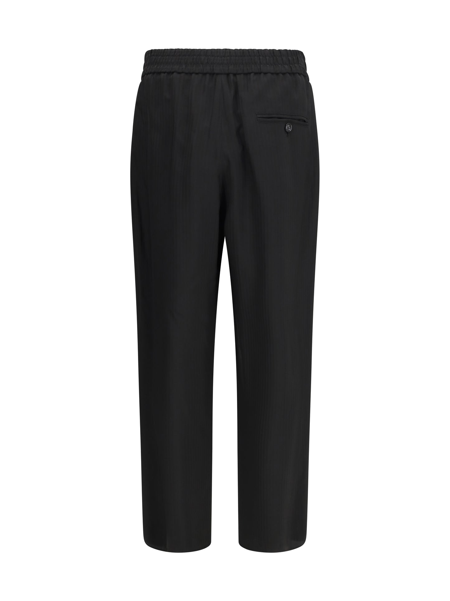 Wide-Leg Viscose Pants Black Beauty