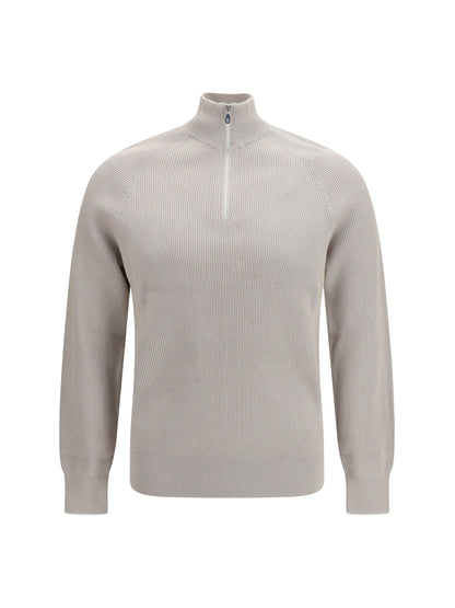 Sweater High-Neck 100% Cotton