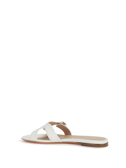 Sandals Leather White