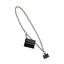 Gun Metal with Black Zipper Pouch