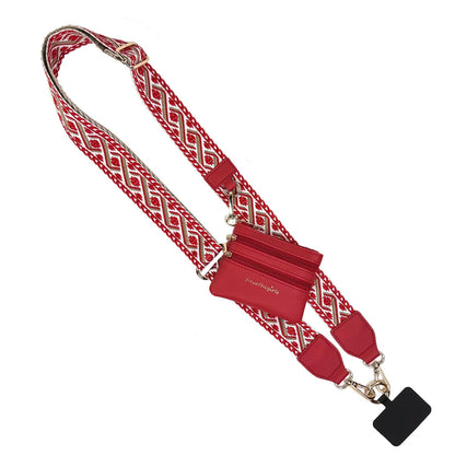 Clip & Go Strap w/Zippered Pouch XOXO