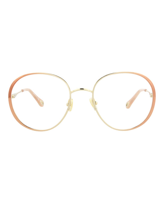 Chloé Round-Frame Metal Optical Frames