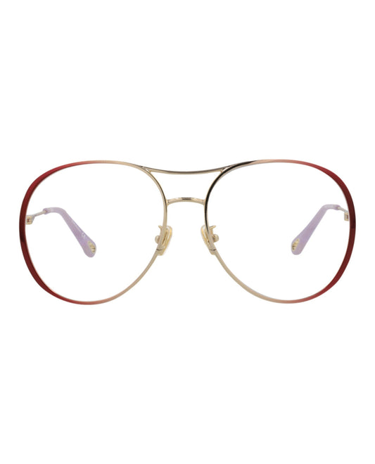 Chloé Aviator-Frame Metal Optical Frames by Carro Luxury Maison