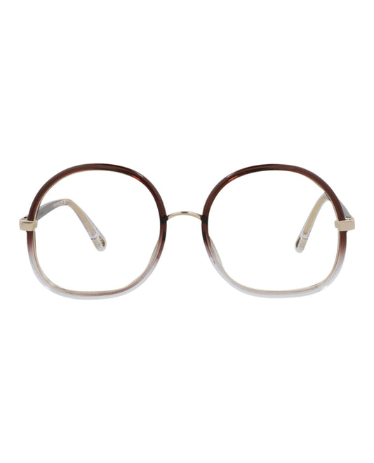 Chloé Round-Frame Injection Optical Frames by Carro Luxury Maison