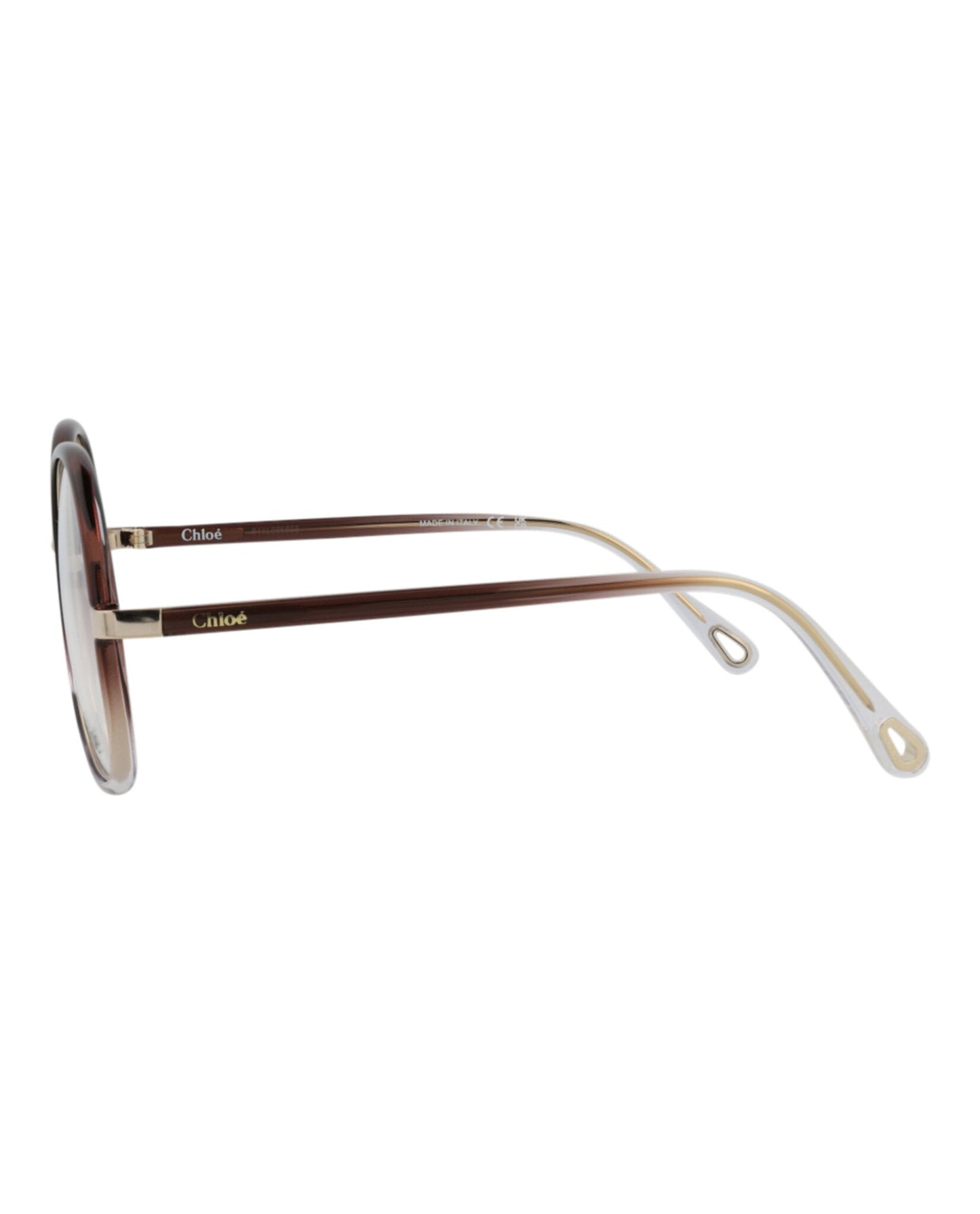 Chloé Round-Frame Injection Optical Frames by Carro Luxury Maison