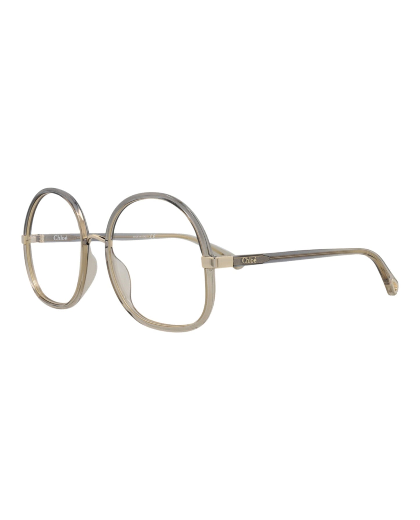Chloé Round-Frame Injection Optical Frames by Carro Luxury Maison