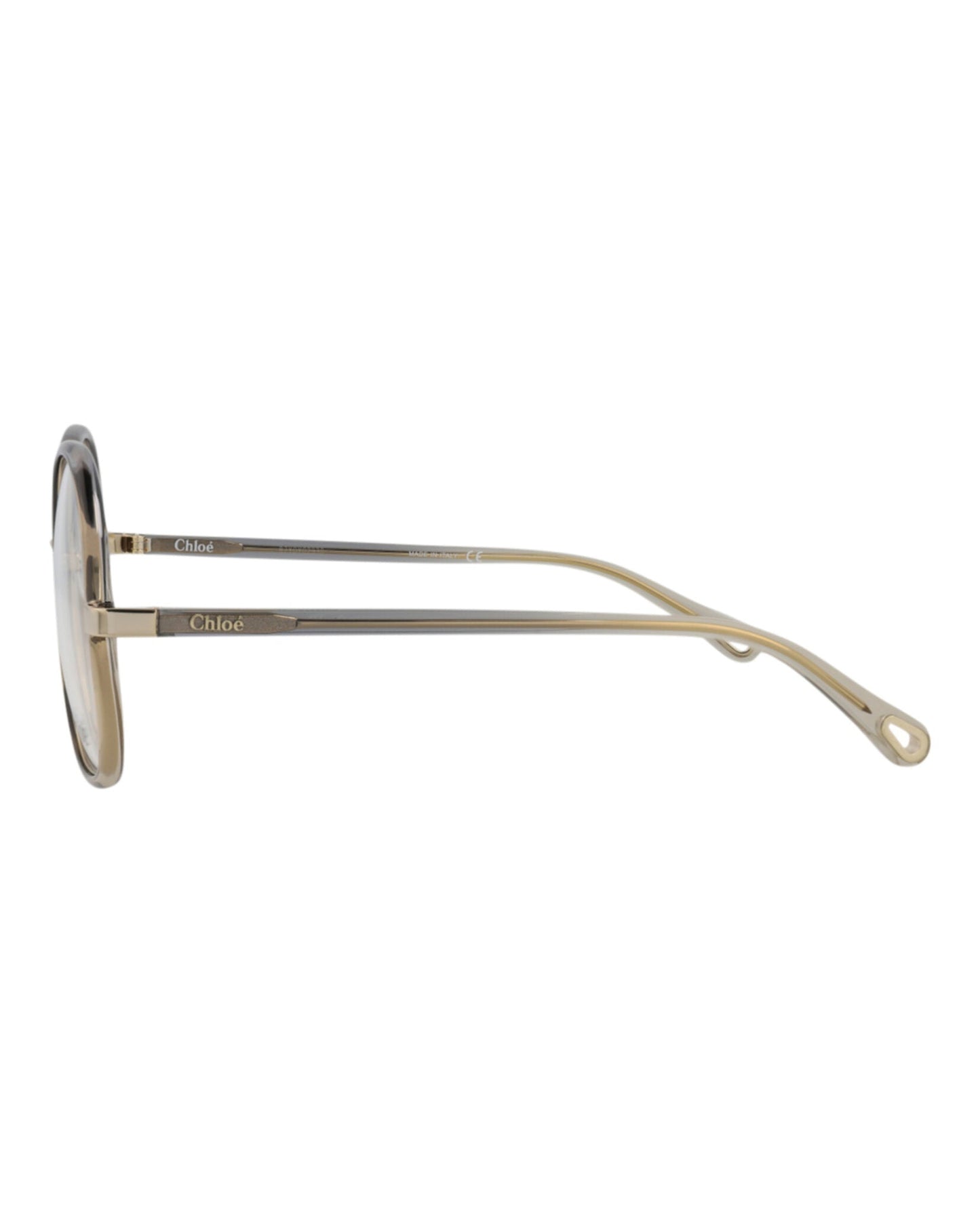 Chloé Round-Frame Injection Optical Frames by Carro Luxury Maison