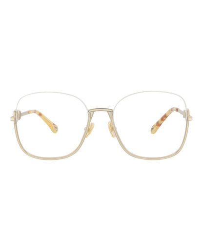 Chloé Square-Frame Metal Optical Frames