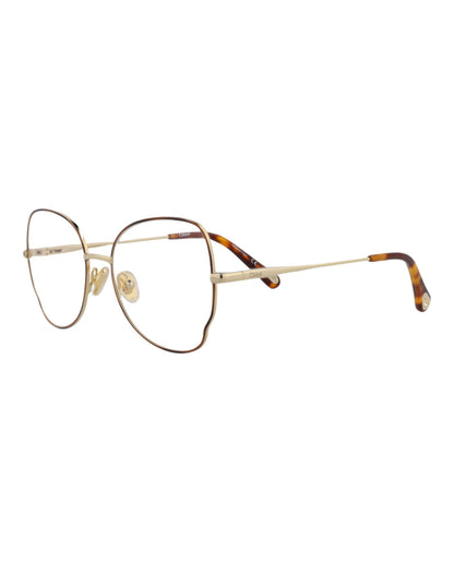 Chloé Round-Frame Metal Optical Frames by Carro Luxury Maison